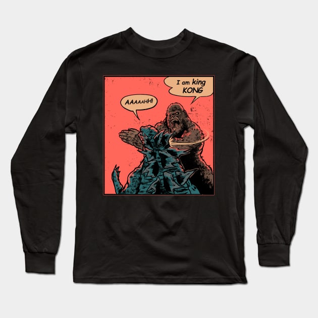 I am King Kong Long Sleeve T-Shirt by Gleydson Barboza